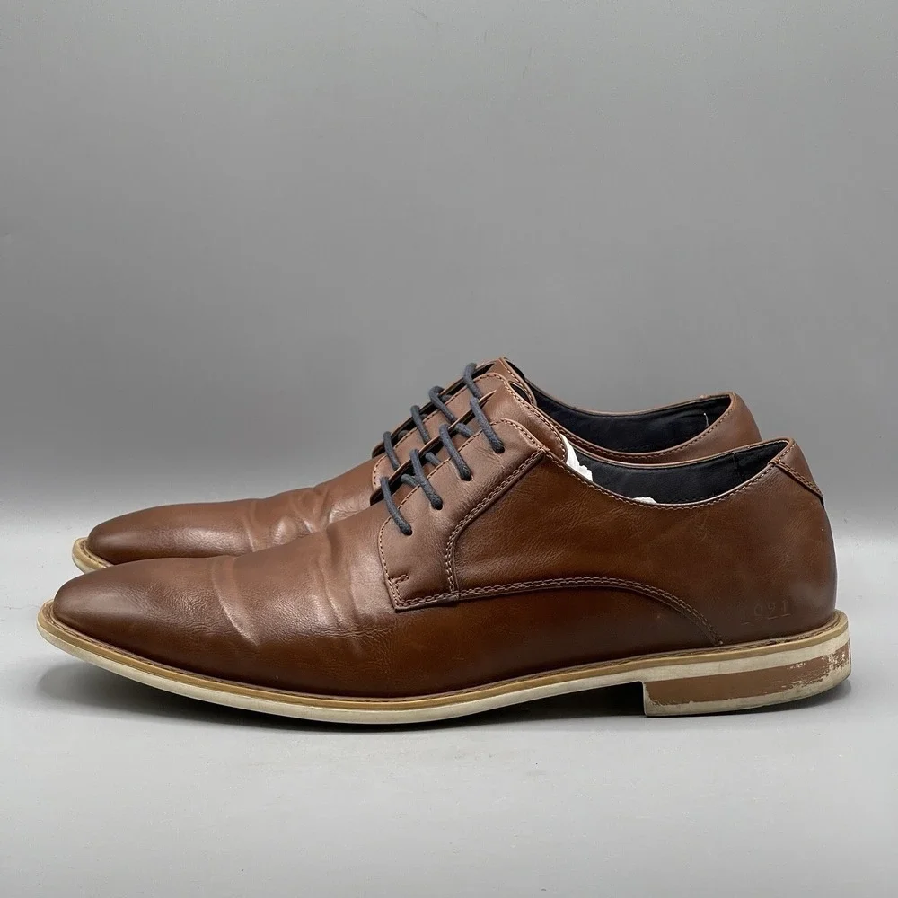 Men's Dress Shoes Size 11 Brown‎ Comfort Freeman Vance City Smart
